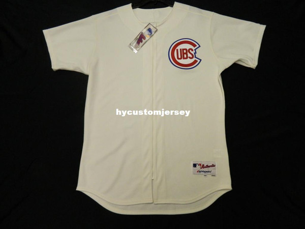 Cheap Majestic CHICAGO blank TBTC ON FIELD Jersey Mens Stitched, RARE! Wholesale Big And Tall SIZE XS-6XL baseball jerseys