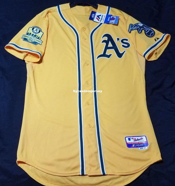 Majestic Cheap OAKLAND GOLD, COOL BASE Jersey Mens Stitched Wholesale Big And Tall SIZE XS-6XL baseball jerseys