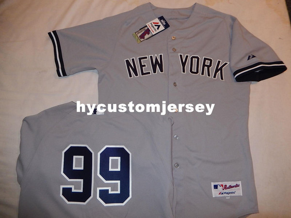 Cheap New York #99 AARON JUDGE Authentic GAME shirt Jersey GRAY New