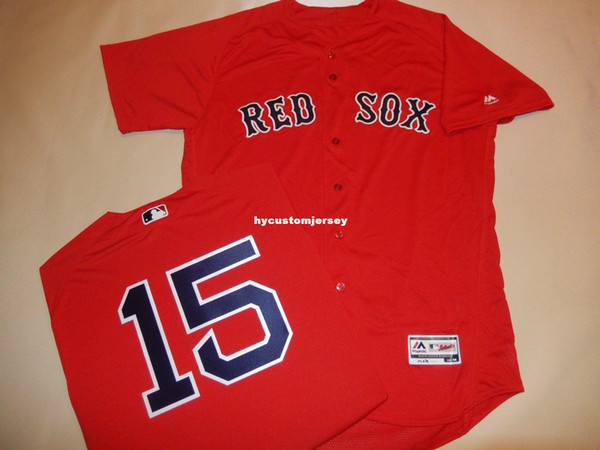 Cheap custom Boston #15 DUSTIN PEDROIA Top GAME Flex Base JERSEY RED New 48 Mens stitched jerseys Big And Tall SIZE XS-6XL For sale