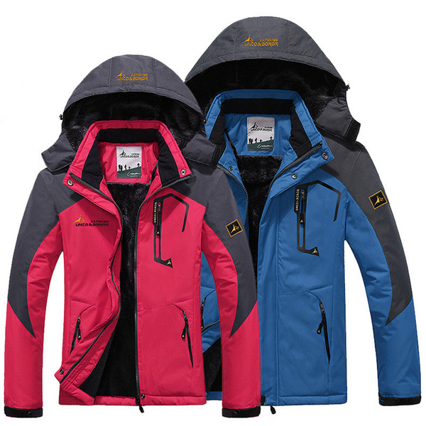 High-quality outdoor women Jackets ski climbing warm windproof clothing size (M-3XL)