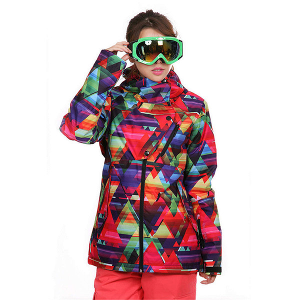 Brand Ski Jacket Women Windproof Waterproof Snowboard Jacket Warm Outdoor Sport Down Suit Large Size