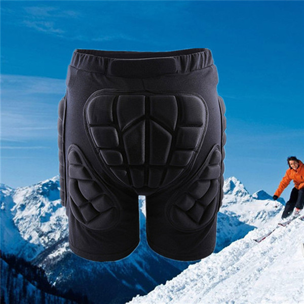 WOLFBIKE Black Short Protective Hip Butt Pad Snowboard Skating Skiing Protection Drop Resistance Roller Padded Shorts 2510029