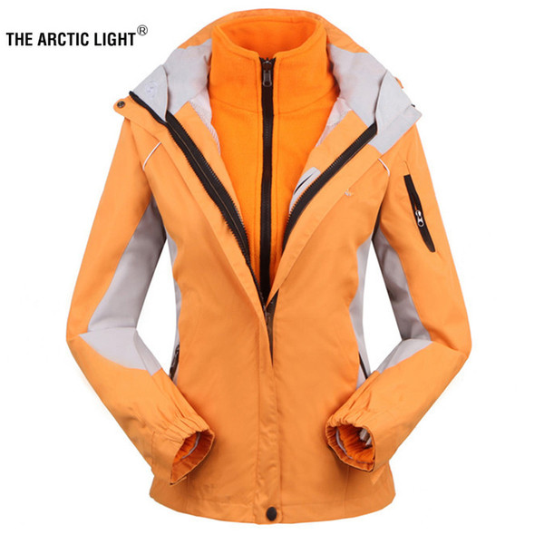 THE ARCTIC LIGHT Woman Winter Ski Jacket Single Plate Double Plate Ski Waterproof Windproof Thickening Ventilation Hiking Cloth