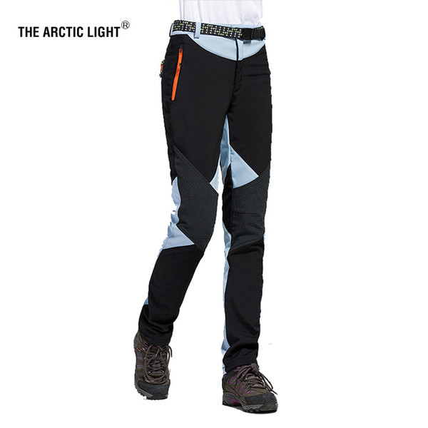 THE ARCTIC LIGHT Hiking Camping Skiing Pants Outdoor Traverse Soft shell Trousers Waterproof Windproof Thermal For Women