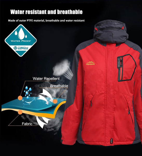 Women Water Resistant Windproof Breathable Skiing Snowboarding Jacket