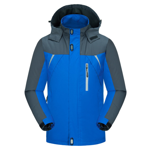 Plus Size Ski Jacket Windproof Ski Suit Snowboard Winter Jacket Men Waterproof Outdoor Climbing Hiking Jacket Hoodie Sportswear