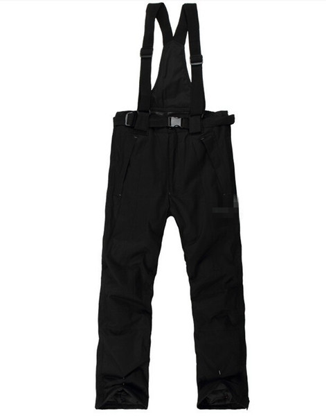 2016 new men and women's ski pants overalls waterproof windproof breathable warmth against the cold of minus -30 large size