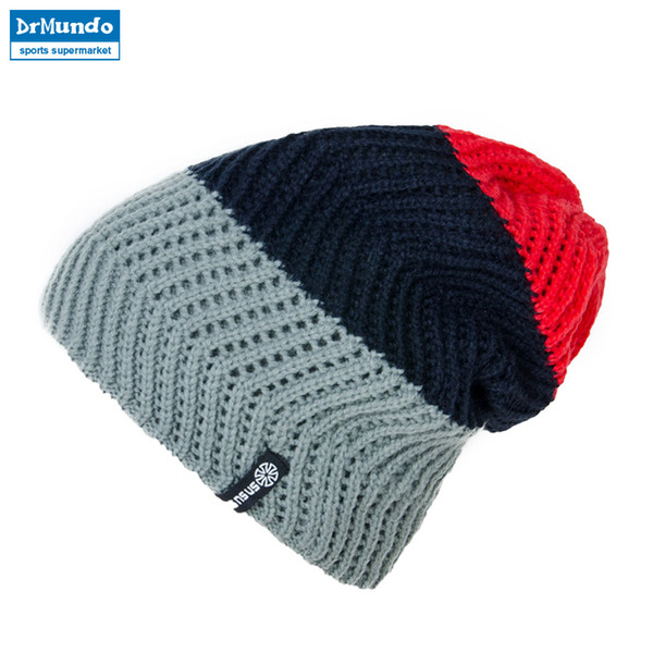 Brand Men Women Skiing Warm Winter Knitting Skating Skull Cap Ski Hat Beanies Turtleneck Cap Snowboard