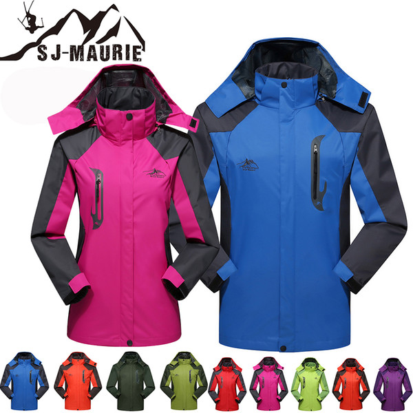 SJ-Maurie Giacca Sci Donna 10 Colors Couple Windbreaker Snowboarding Ski Suit Men and Women Sports Jacket Hiking Snowing L-4XL