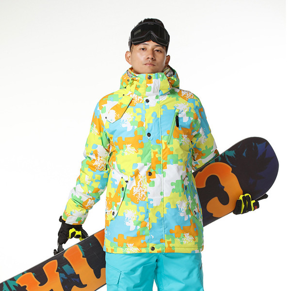 Gsou snow skiing Korean version of men's ski suit outdoor double board single board ski suit