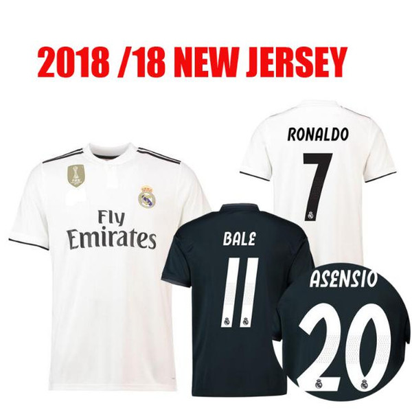 18 19 real madrid soccer JERSEYS ASENSIO ronaldo 2018 2019 13 cups bale MODRIC SERGIO RAMOS kroos KIDS WOMEN FOOTBALL jersey SHIRTS