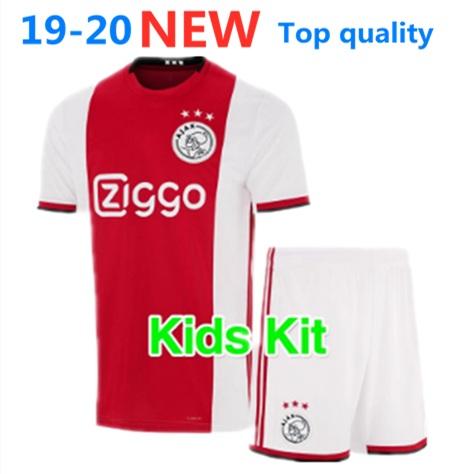 Thailand 2020 camisetas de futbol Ajax DE LIGT 2019 Soccer Jerseys 19 20 Netherlands Ajax Kids maillots DE JONG TADIC CRUYFF Football Shirts