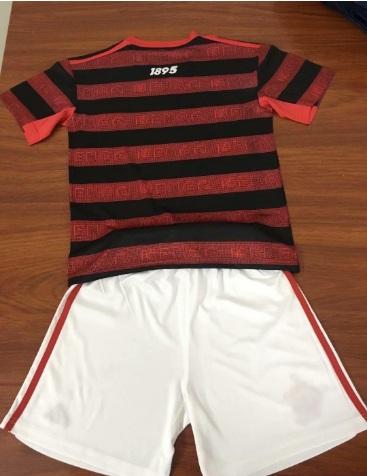 kids football kits 2019 20 flamengo soccer jerseys DIEGO GUERRERO Vitinho Uribe football shirts home Childrens soccer uniforms