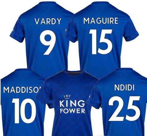 Leicester 19 20 soccer jersey 2019 2020 city VARDY MAGUIRE football shirt camiseta de fútbol NDIDI camisa de futebol MADDISON maillot