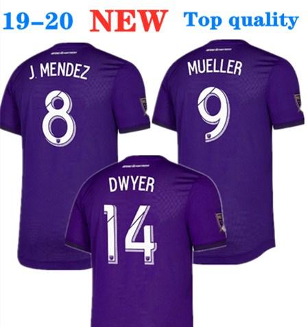 New 2019 2020 Futbol Club Orlando City top quality home Soccer Jersey 19 20 Orlando City home men jerseys uniforms Football Shirts