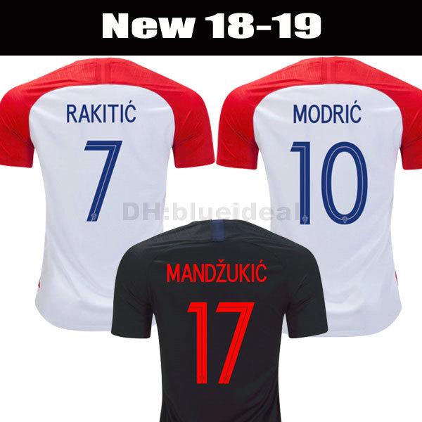 Top Thailand 2018 MANDZUKIC Soccer Jersey MODRIC Football Shirt world cup PERISIC KALINIC RAKITIC KOVACIC Camiseta futbol home/away maillot