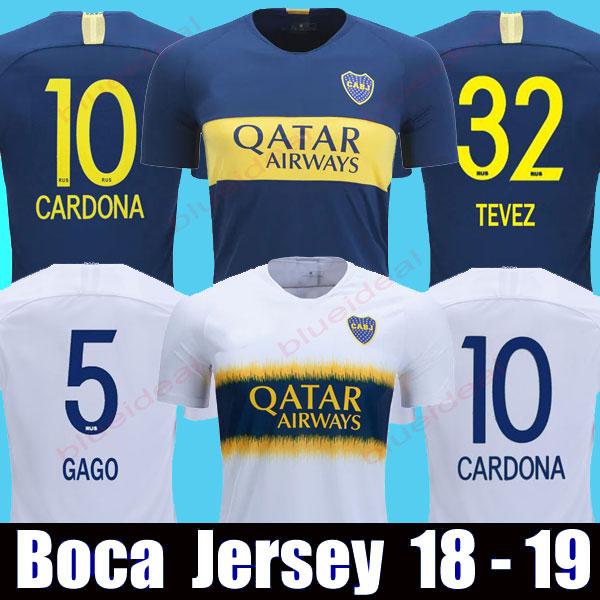 Thailand 2018 2019 Boca Juniors Soccer Jerseys 18 19 GAGO TEVEZ CARDONA ALIBA Football jersey shirts Boca Junior PAVON camisetas de futbol