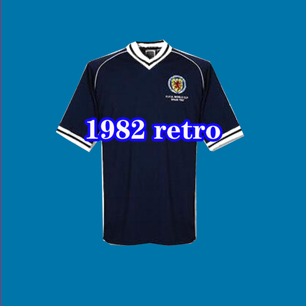 1982 Scotland retro soccer jerseys home world cup 82 83 Dalglish Strachan Miller Souness Hansen George Wood football shirts thailand xxl