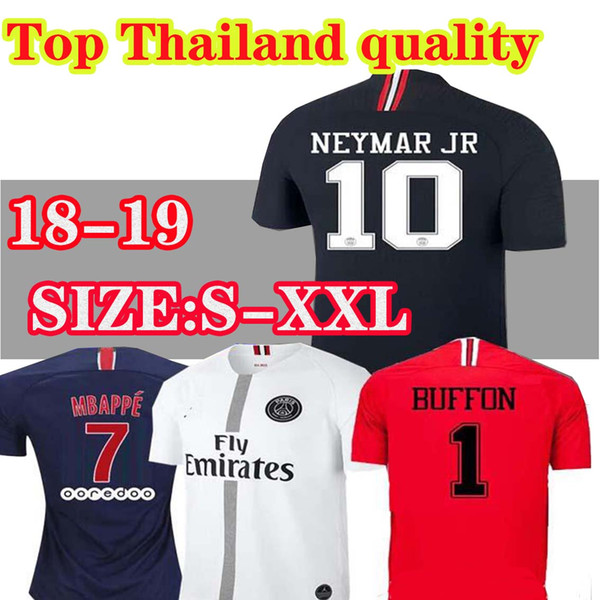 2018 2019 psg jersey 18 19 home soccer jerseys Champions League CAVANI football woman VERRATTI Camiseta MBAPPE Buffon red Jordam training