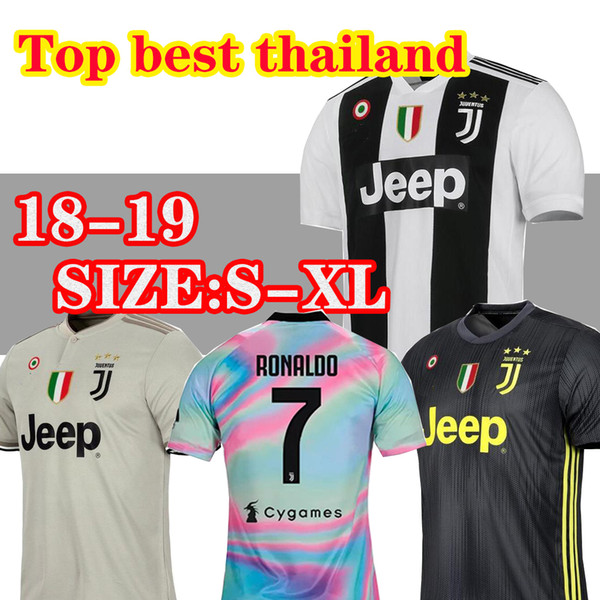 New 2019 RONALDO JUVENTUS Soccer Jersey 18 19 JUVE 2018 Home Away DYBALA HIGUAIN BUFFON Camisetas Futbol Camisas Maillot Football Shirt