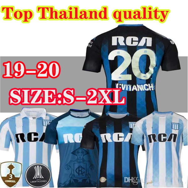 2019 Racing Club soccer Jerseys 19 20 Racing de Avellaneda LISANDRO home away Bou Centurión R.CENTURION CHURRY football Copa Libertadores