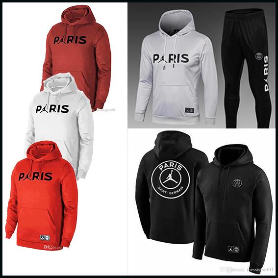 2018/19 Jordam X PSG jacket hoodie Champions League Survetement 18/19 PSG MBAPPE football jackets POGBA soccer HOODI