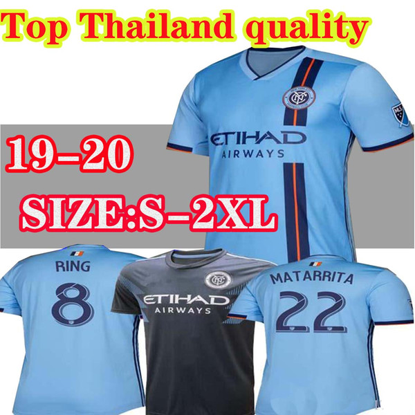 nycfc 2019 New York City soccer jersey home 19 20 MLS LAMPARD 8 PIRLO 21 MCNAMARA MORALEZ DAVID VILLA 7 football shirts top quality