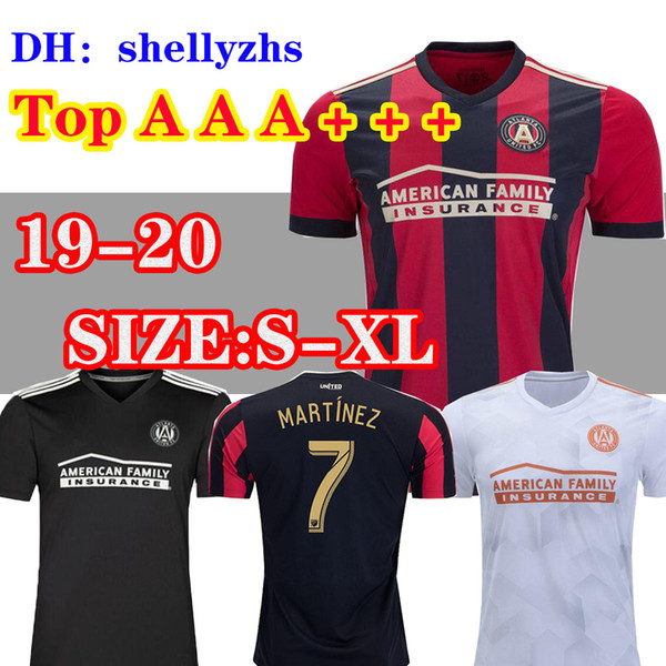 19 20 Atlanta United soccer jersey 2018 2019 GARZA JONES VILLALBA MCCANN MARTINEZ ALMIRON FC Atlanta football shirt