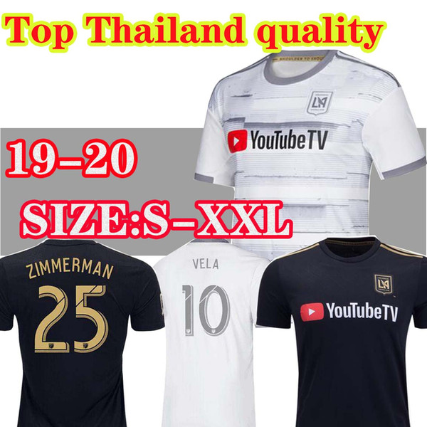 Free shipping top thai men women 2019 2020 la Los Angeles fc LAFC soccer Jerseys 19 20 ZIMMERMAN GABER ROSSI CIMAN VELA FOOTBALL girl SHIRTS