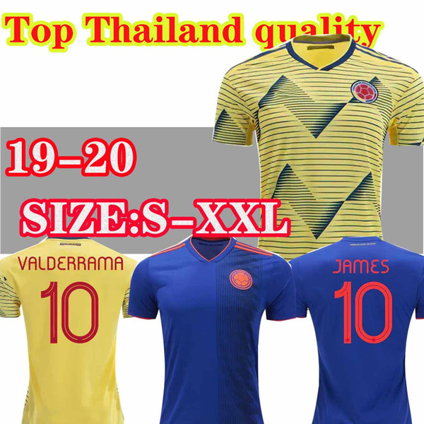 Camiseta Colombia Copa America 2019 home soccer jersey away james falcao 19 20 Colombia CUADRADO mina football shirts top thailand quality