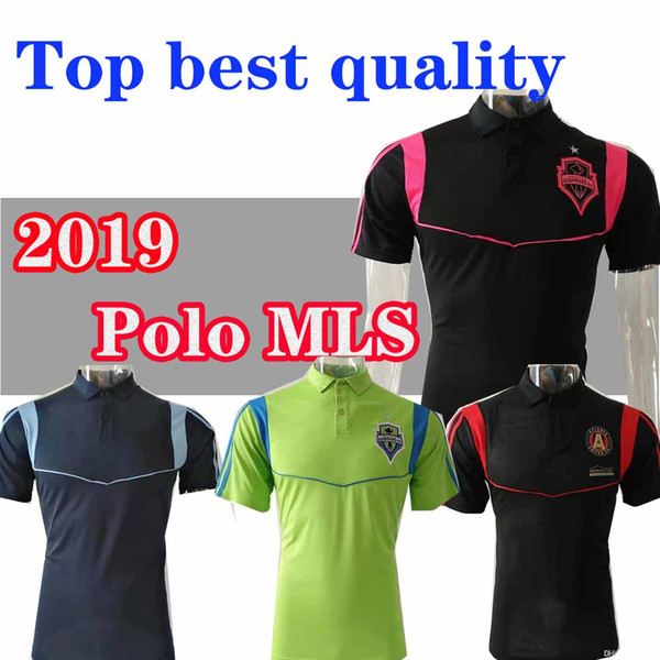 2019 POLO MLS multiple clubs Seattle Sounders Atlanta United Soccer Jersey 19/20 NY city Soccer Football Uniforms Sport Shirt On Sale