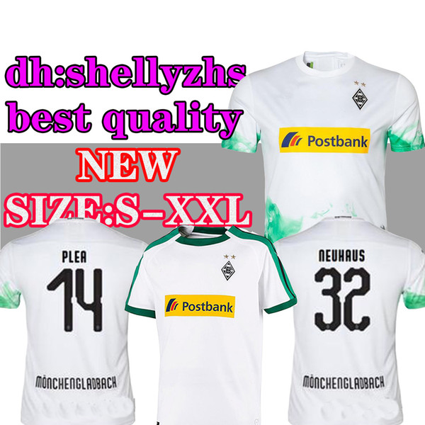 New 2019 2020 Mönchengladbach Soccer Jersey VfL Borussia ELVEDI STINDL PLEA RAFFAEL home football shirts jeresys S-2XL