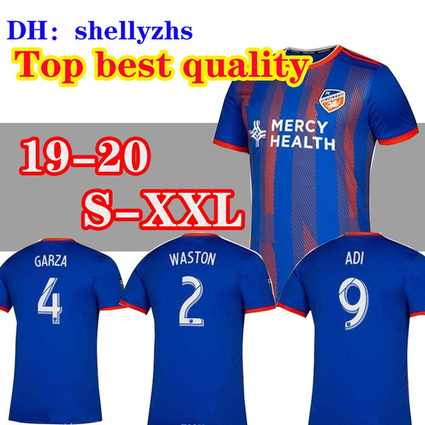 2019 20 Men FC Cincinnati home Soccer Jerseys away white Football Shirt 19/20 GARZA WASTON BERTONE ADI mens Soccer jerseys Football Shirts