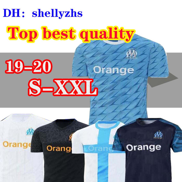 Olympique de Marseille football Soccer jersey 2019 2020 OM Marseille Maillot De Foot PAYET L.GUSTAVO THAUVIN jerseys Marseille shirts