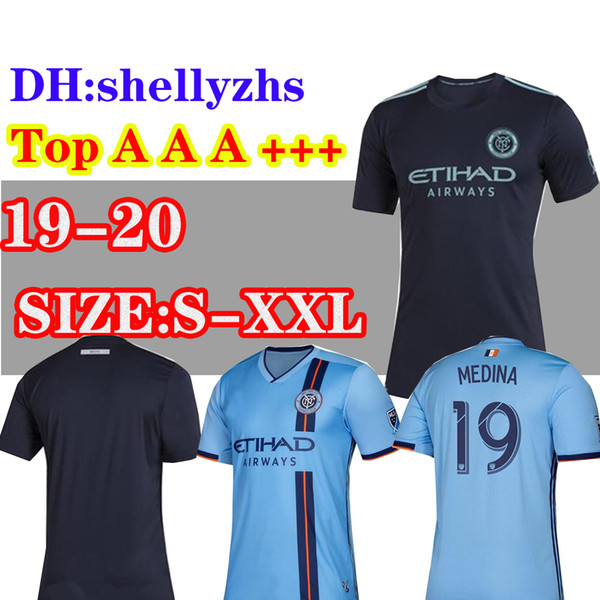 nycfc 2019 New York City soccer jersey home away 19 20 MLS LAMPARD 8 PIRLO 21 MCNAMARA MORALEZ DAVID VILLA 7 football shirts top quality