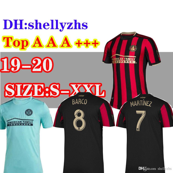 Parley MLS 2019 20 Atlanta United FC jersey ALMIRON MARTINEZ home away soccer jerseys 19 20 VILLALBA Atlanta BARCO away football shirt