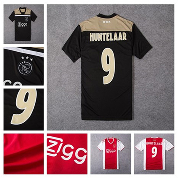 de Jong Huntelaar 18 19 home away Custom AJAX soccer jersey de Ligt Tadic Ziyech Neres football shirt