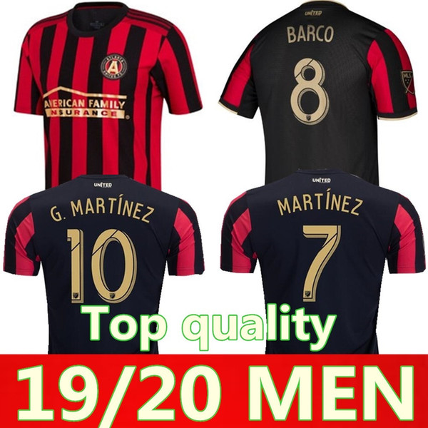 19 20 Atlanta United soccer jersey 2019 2020 GARZA JONES VILLALBA MCCANN MARTINEZ ALMIRON FC Atlanta football shirt