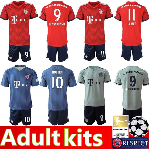 2019 2020 Bayern Munich JAMES Soccer Jerseys adult kit LEWANDOWSKI MULLER KIMMICH EA SPORTS Jersey 18 19 VIDAL HUMMELS Football shirt