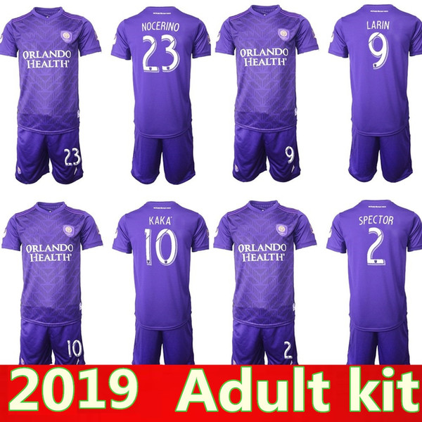 2019 MLS Men Orlando City Soccer Jerseys Kit NANI Orlando City Home purple Soccer Shirt 2019 #8 J.MENDEZ adult Football Uniform