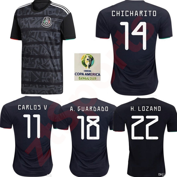 2019 mexico soccer jerseys LOZANO CHICHARITO gold cup football shirt 2018 DOS SANTOS mexico Camisetas de futbol LAYUN maillot de foot