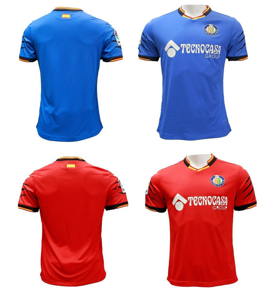 2018 19 Getafe FC home blue away red Soccer jersey Bergara Arambarri Maksimovic Gaku Shibasaki Molina Camiseta de fútbol football jerseys