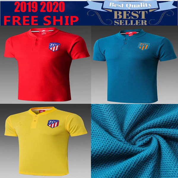 2019 Atletico GRIEZMANN Madrid Soccer Jersey KOKE SAUL GODIN TORRES CORREA Costa Luis GABI Gimenez THOMAS football POLO shirt