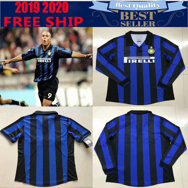 Retro 98 99 RONALDO Soccer Jerseys INter KEITA BALDE LAUTARO Football Shirt Milan anniversary PERISIC POLITANO