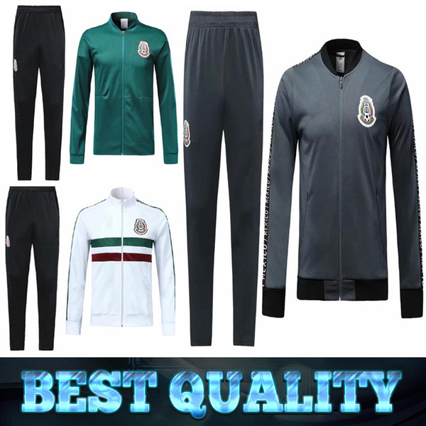 2019 Mexico soccer Jacket tracksuit 19 20 Mexico CHICHARITO national team camisetas de futbol training suit Football jacket sportswear sets