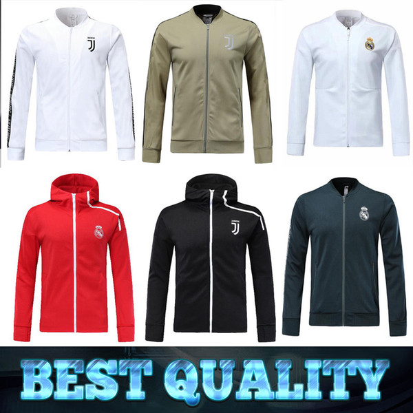 2019 Real Madrid Football jacket tracksuit Camiseta de fútbol 19 20 RONALDO de foot DYBALA BALE RAMOS ISCO jacket Training suit