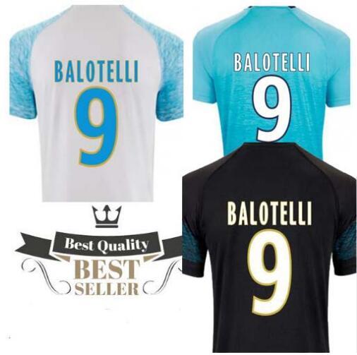 2018 2019 Olympique De Marseille soccer jersey 18 19 Marseille maillot de foot PAYET Camisetas BALOTELLI GOMIS football jerseys