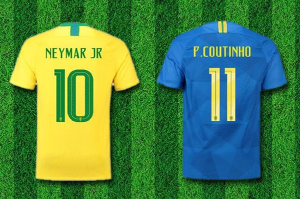 2018 2019 P.COUTINHO brazil Soccer Jersey G.JESUS PAULINHO Mens Football Jerseys National Team D.COSTA MARCELO Home Away Training jerseys