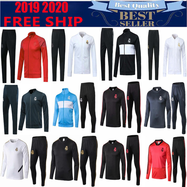 2019 2020 Real Madrid tracksuit MARIANO ASENSIO MODRIC soccer jersey 19 20 RAMOS BALE ISCO Camiseta football shirts Third red traning suit